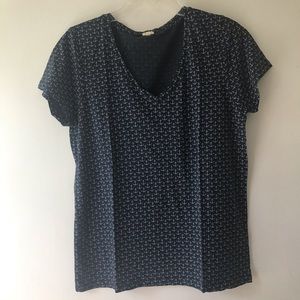 J.CREW Nautical Anchor Short Sleeve Tee Shirt